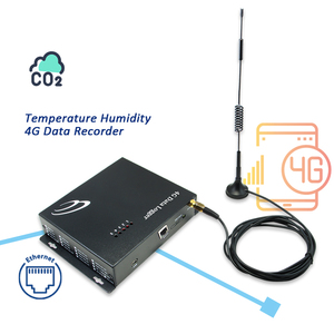 Multi-canales 4-20mA 0-5V entrada de señal analógica Temperatura 4G registrador de datos Congelador Cámara fría Termómetro digital Registrador de datos