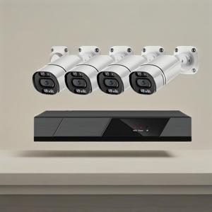 Calidad de imagen 4K 4*8MP Carcasa metálica CCTV Sistema de monitoreo de alcantarillado Sistema de cámara de seguridad con sensor CMOS NVR Opción de almacenamiento de datos - Product Image 6