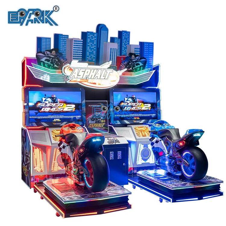 Best Income Coin Operated Family Entertainment Center Arcade Video Racing Motorbike Game Machine