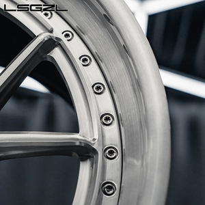 3 peças de alumínio forjado Rodas Passageiro Brushing20 22 Rodas 5x114.3 5x112 5x130 para Brand Car <span class=keywords><strong>Wheels</strong></span> para Mercedes Bmw RR benz - Product Image 6