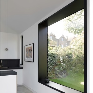 Ventanas de aluminio personalizadas con rotura de puente térmico, ventanas fijas con marcos de perfil bajo para maximizar su vista, ventana fija a la venta - Product Image 1