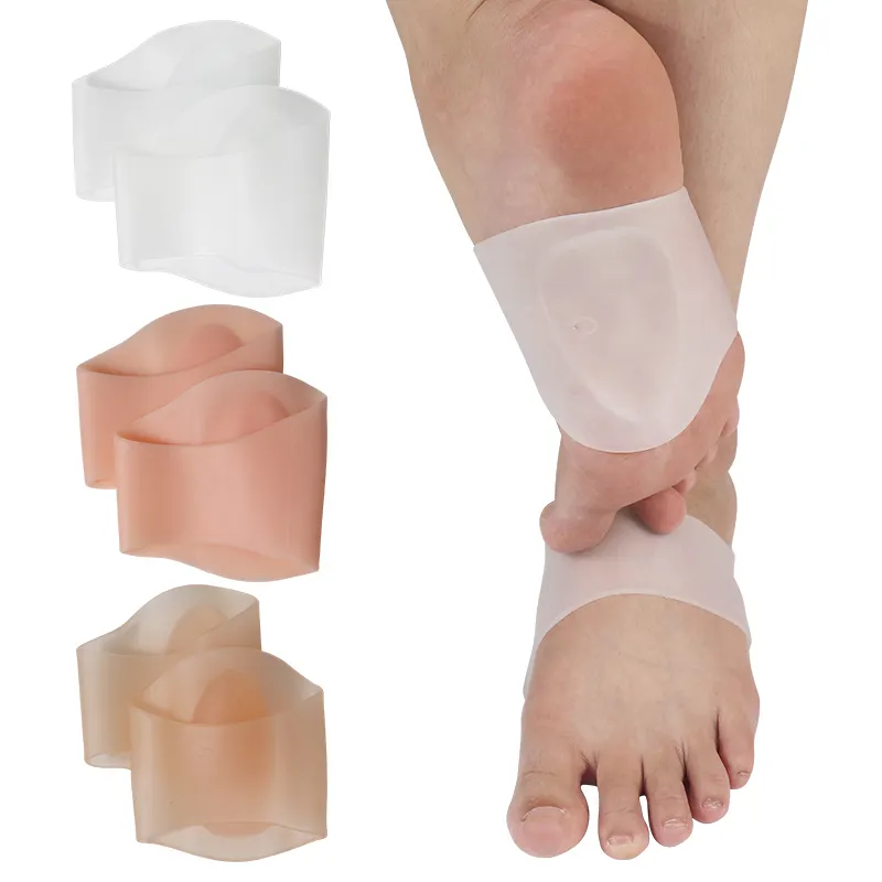 Gel de silicona para fascitis Plantar, envolturas de soporte para ARCO, suela suave, calzado para soporte para arco