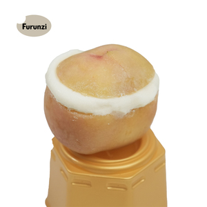 Hình dạng trái cây đào hương vị kem thực phẩm kỳ lạ sô cô la Popsicle 3D kem trái cây - Product Image 2