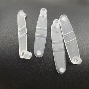 卸売プロモキーリングMDFキーホルダープラスチックスナップコネクタ透明PPプラスチッククリップボタンキーリングキーホルダーDIYアクセサリー - Product Image 2