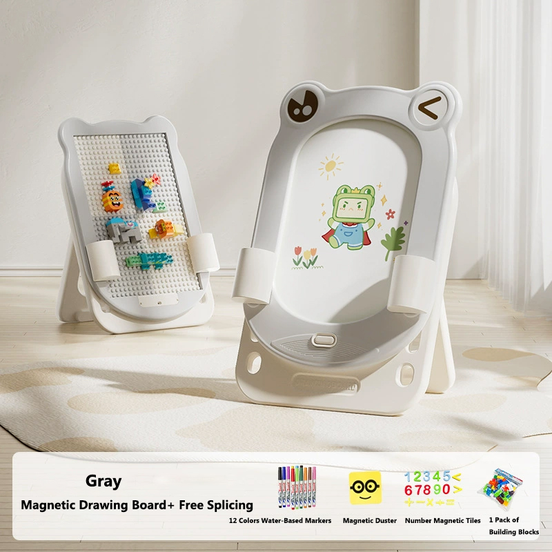 Magnetic Drawing Board+Free Splicing -Gray