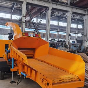 Albero della silvicoltura idraulicamente cippatrice per legno resistente Crusher telecomando pista Chipper legno cippatrice per la lavorazione dei tronchi in loco - Product Image 4