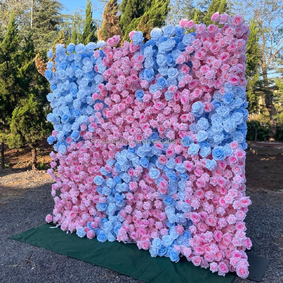 Bleu et rose