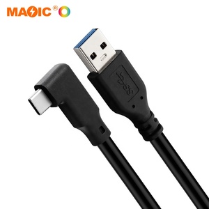USB 3.2AM bis Typ C Datenkabel USB Typ C Kabel Glasfaser rechtwinklig USB 3.2 Typ C Kabel Schnell ladung 5M 7M - Product Image 2
