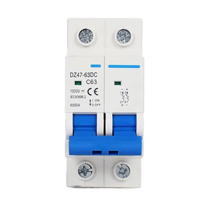 Disyuntor en Miniatura MCB 1P 2P 3P 4P, Disyuntor Operado por Corriente DC 10A 16A 20A 32A 63A, Disyuntor Solar, 1P, 2P - Product Image 5