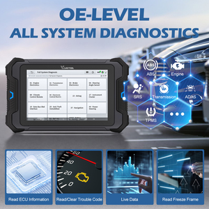 VDIAGTOOL VD80 BT bidirezionale strumento diagnostico ECU codifica Auto macchina diagnostica con chiave di programmazione