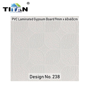 PVC石膏天井タイル155穴あき、ビニール天井タイル - Product Image 2