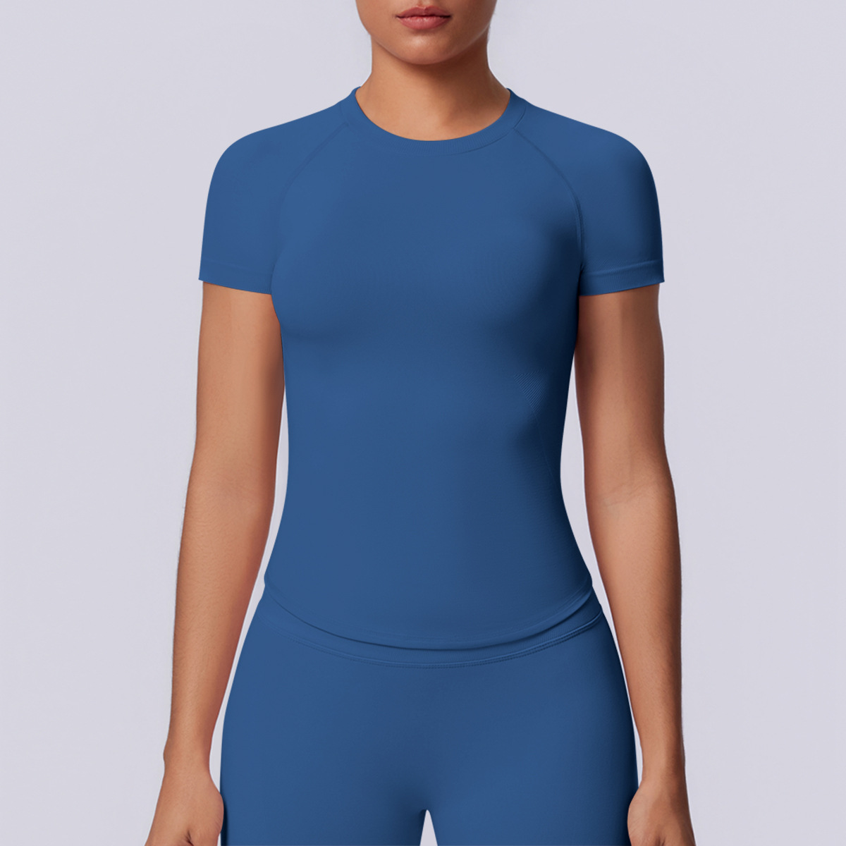 6705 short sleeve-blue-gray