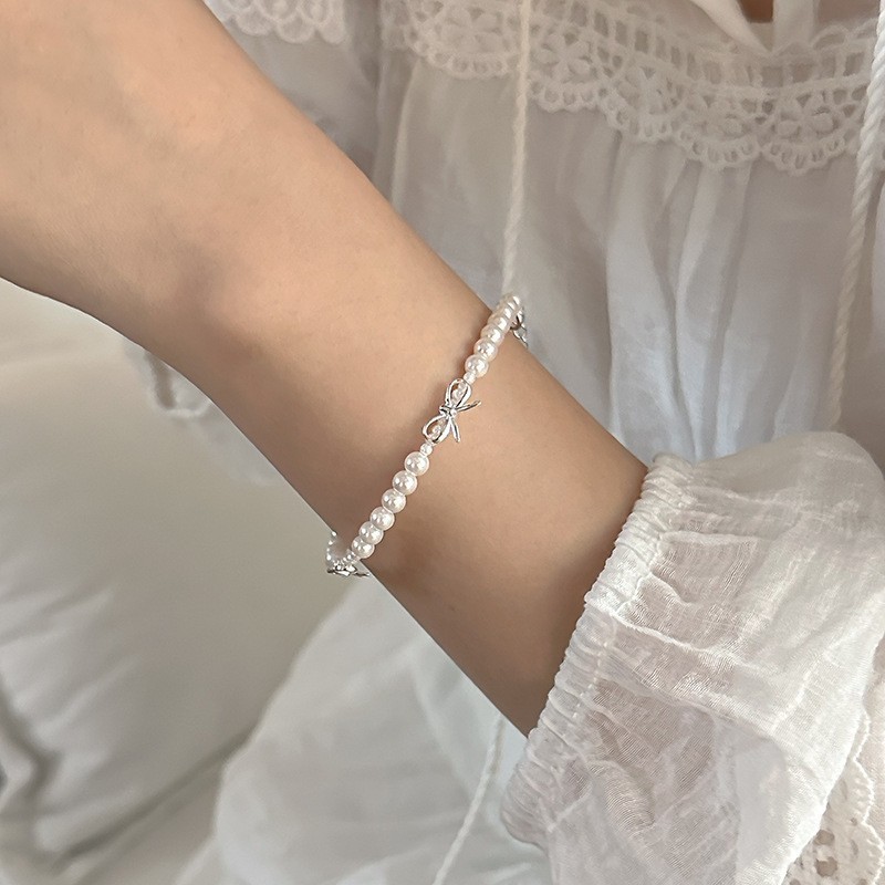 Bracelet noeud de perles-Multi