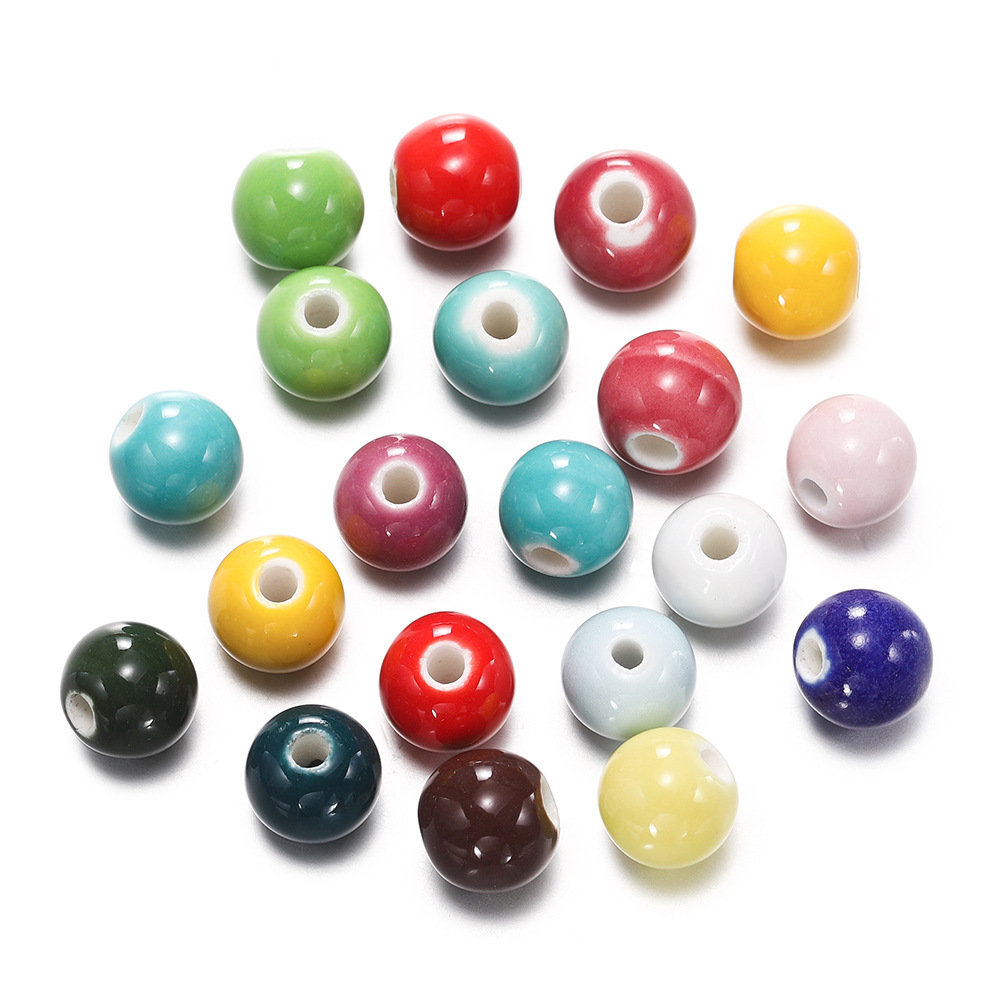 Perles de mélange de couleurs en céramique - Mélange de couleurs unique