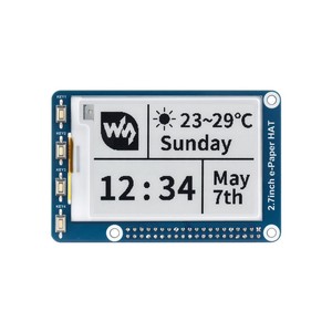 Cappello con Display E-Ink da 2.7 pollici per Raspberry Pi, 264x176, interfaccia SPI - Product Image 4
