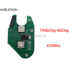 2 düğmeler PCB 434Mhz akıllı uzaktan anahtar Renault Renault 46 çip için Renault trafik usta Vivaro Movano Renault devre - Product Image 2