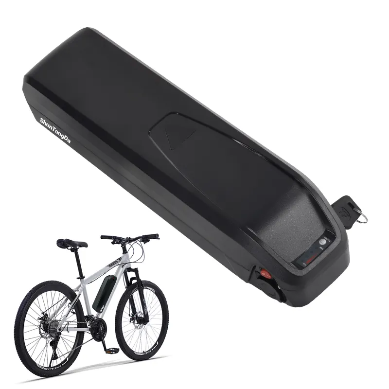 Bateria de íon de lítio 48v para bicicleta elétrica hailong ebike, 36v, anti-roubo, 18650 para motor 500w 750w