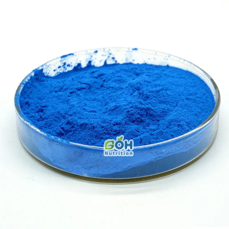 GOH Supply Top Quality Natural Organic Blue Spirulina Powder Phycocyanin E6