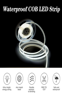 Esnek Cob Led Led şerit ışık ışıklı bant şerit 180 derece görüş açısı sihirli yumuşak koçanı şerit led - Product Image 3