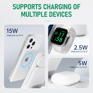 2025 4-in-1ポータブルパワーバンク5000 MAhワイヤレス充電ステーションQC3.0機能付き5V/3A出力9V/2A入力 - Product Image 2