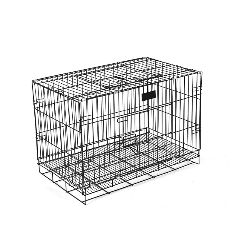 Cages et caisses gratuites pliantes de 18/24/30/36/42/48 pouces pour chiens Cages pour chiens en fer Cages pour chiens en métal