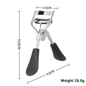 Basso MOQ OEM ODM occhio arricciacapelli produttore personalizzato nero ampio ciglia piegaciglia viola pettine in Silicone di plastica con spazzola a pettine - Product Image 2