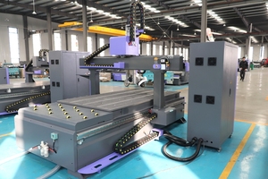Multifunción ACCTEK 4 Axis 3 Axis Carpintería CNC Router Máquina de corte Cambiador de herramientas automático Puerta de madera Engvaring CNC Router - Product Image 5