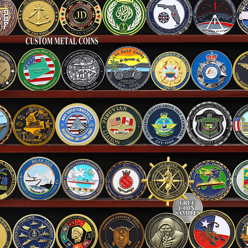 random challenge coin as samples