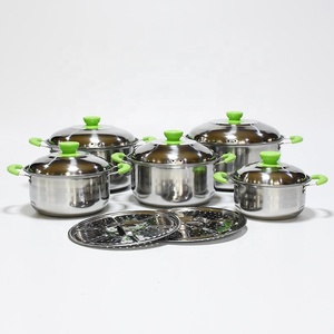 5個ステンレス調理鍋セットキッチン毎日調理器具セット工場提供 - Product Image 1