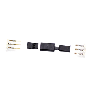 JR Futaba Servo alıcı konnektör fişi kilit ve erkek kadın altın kaplama terminalleri kıvrım Pin kiti için RC pil - Product Image 3