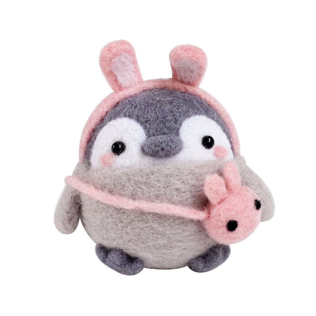 Porte-clés lapin petit pingouin