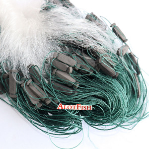 AlotFish ticari ucuz fiyat yüksek 4m uzunluk 50m için <span class=keywords><strong>100m</strong></span> naylon solungill <span class=keywords><strong>net</strong></span> balıkçılık için