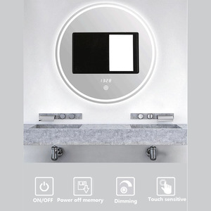 Can Penetrate <strong>1MM</strong>-5MM Long Press Dimming AC110V 220V 240V Mirror Touch <strong>Switch</strong> US Plug EU Plug square Touch Dimming <strong>Switch</strong> - Product Image 6