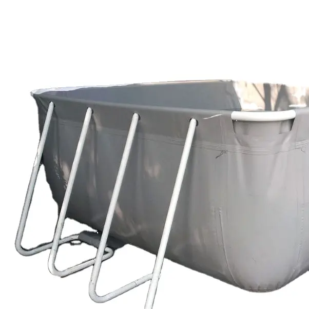 Piscina in PVC con struttura in metallo piscina flessibile tela cerata pieghevole ad alta resistenza prezzo al metro