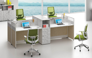 Latest Designed Office Desk Workstation Working <strong>Table</strong> <strong>Computer</strong> Work Station Desk Modern Executive Desk for 2 4 6 8 People - Product Image 2
