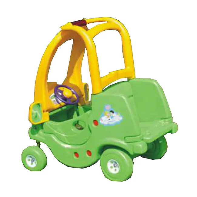 I bambini popolari viaggiano su un'auto giocattolo divertente per bambini