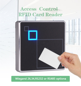 Indicadores LED de control de acceso RFID a prueba de agua de metal Lector RFID Wiegand 26/34bit Lector de tarjetas Rfid 13,56 Mhz - Product Image 4