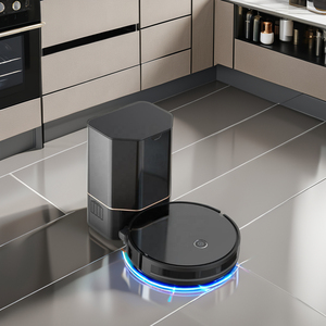 M8スマートホームロボット掃除機モップ自動コードレス自動HEPAフィルター付き湿式/ドライ機能電源