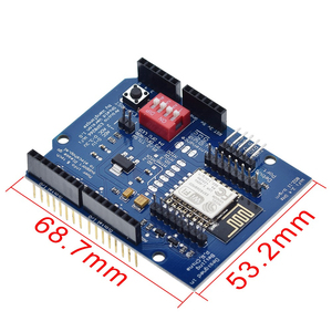 TZT ESP8266 ESP-12E <strong>UART</strong> WIFI Wireless Shield Development Board For <strong>Arduino</strong> UNO R3 Circuits Boards Modules ONE