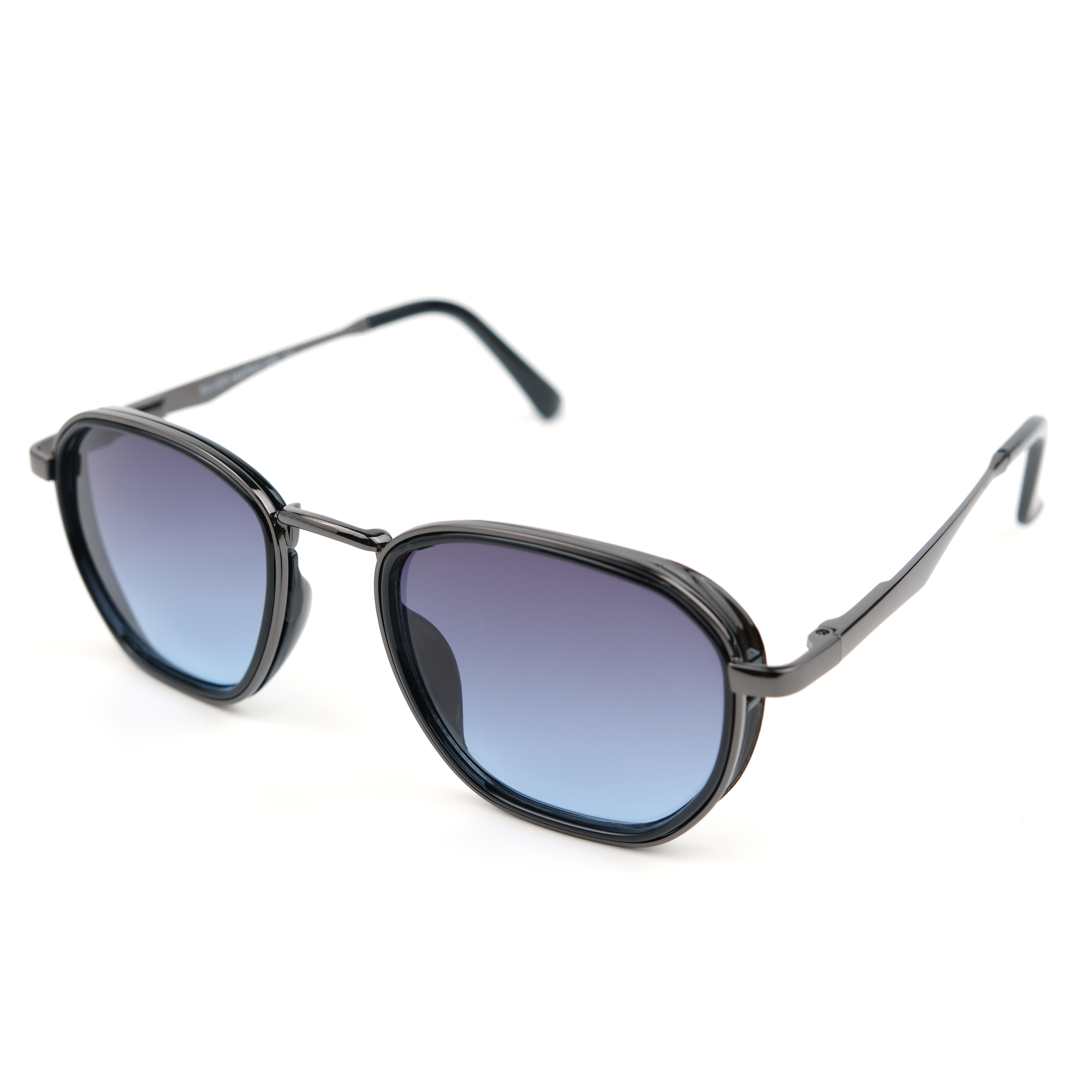Shiny gun black/gradient blue