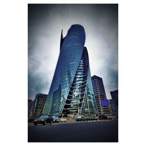 Офисное здание и коммерческая облицовочная система Скрытая рамка с двойным остеклением стеклянный блок занавес стены в Китае - Product Image 3