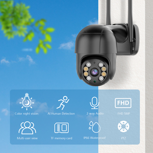 Nueva llegada 5mp 24/7 Video Recording Ip Camera Color Night Vision Ptz Security Camera Hd Auto Tracking Cctv Camera - Product Image 2