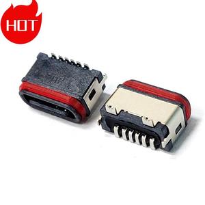 Waterproof 2 5 8 12 Pin Micro <strong>Usb</strong> Pcb Connector <strong>Female</strong> Solder a B C <strong>Type</strong> Dip <strong>Vertical</strong> 90 180 Degree Mini Micro <strong>Usb</strong> Connector - Product Image 4