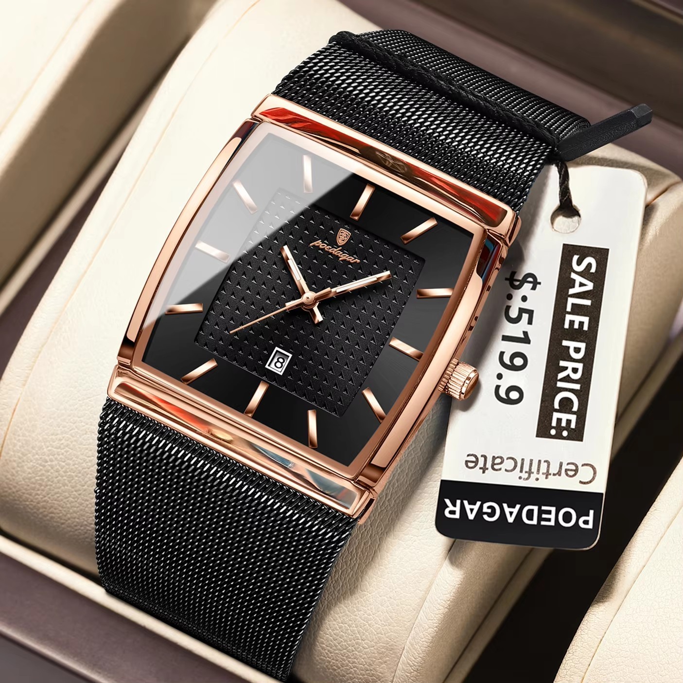 3 oro rosa - negro