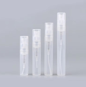 Flacone Spray Mini Ricaricabile Portatile Trasparente 2ml 3ml 5ml in Plastica PP con Chiusura a Scatto per Profumo - Product Image 1
