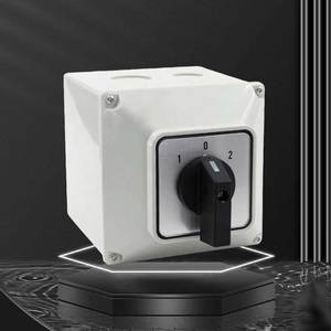 OSWELL 5 kutuplu evrensel transfer anahtarı kutusu çift güç anahtarı motor su geçirmez döner anahtar IP65 1-0-2 - Product Image 4