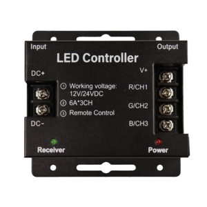 GL-Rgb3011 RgbLedコントローラー6キータッチRfリモートコントロールPwm調光6A 12V 24V RgbコントローラーLedストリップライト - Product Image 4