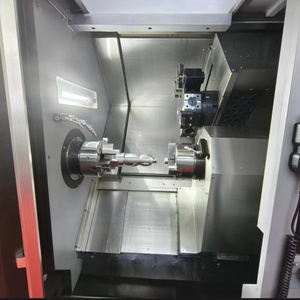 Máquina de torno CNC de 2 ejes multifunción de Metal chino para procesamiento de piezas grandes, torno de cola con precio - Product Image 4