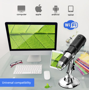 Wifi数字显微镜1000X变焦可调电子显微镜，带8 LED内窥镜适用于android IOS - Product Image 4