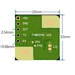 Sensor de movimiento inalámbrico Mmwave Módulo de sensor de radar de presencia humana para detección humana - Product Image 4